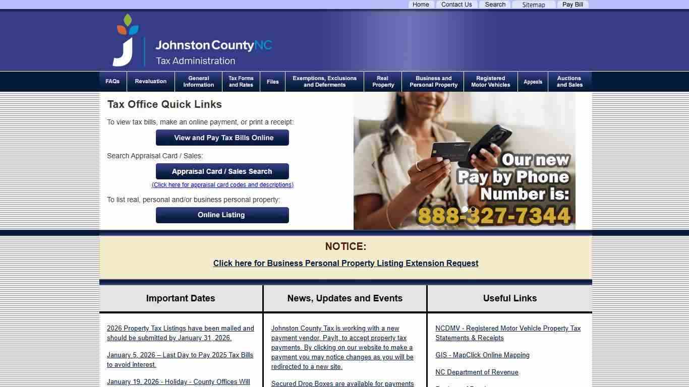 Tax Administration | Johnston County, North Carolina
